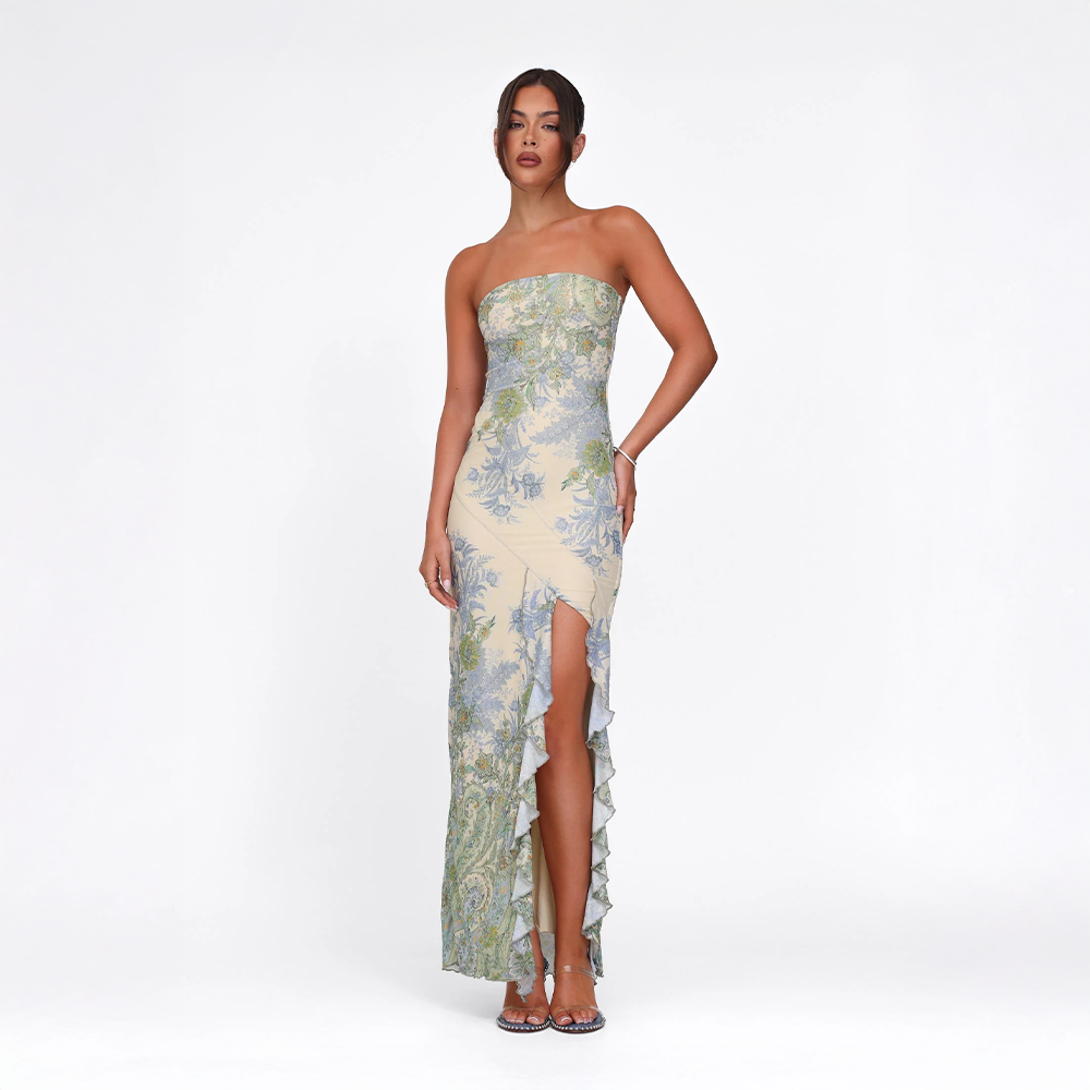 Floral Split Maxi Dress