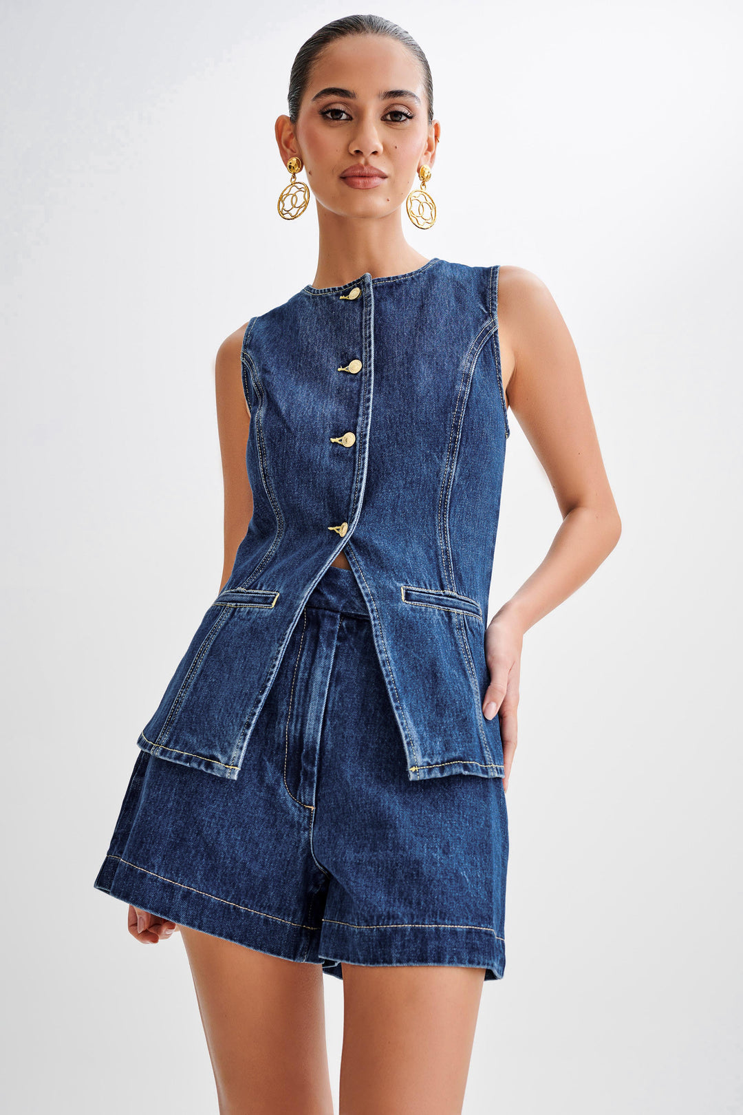 Layla | Two-Piece Denim Set