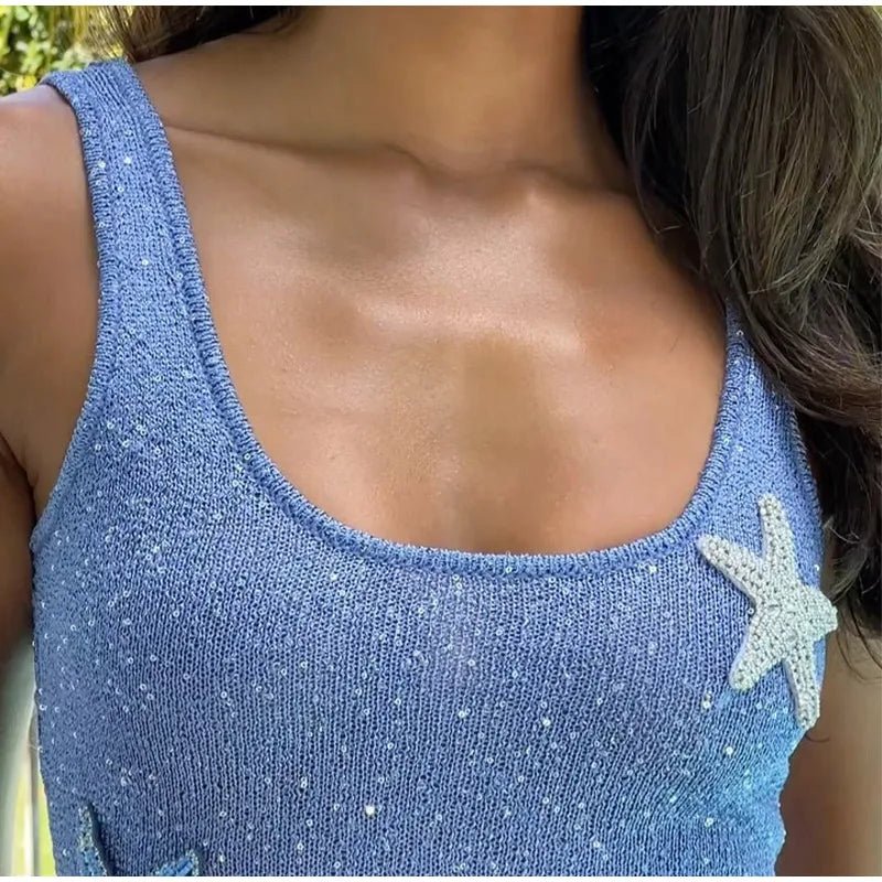Starfish Sparkle Mini Beach Dress