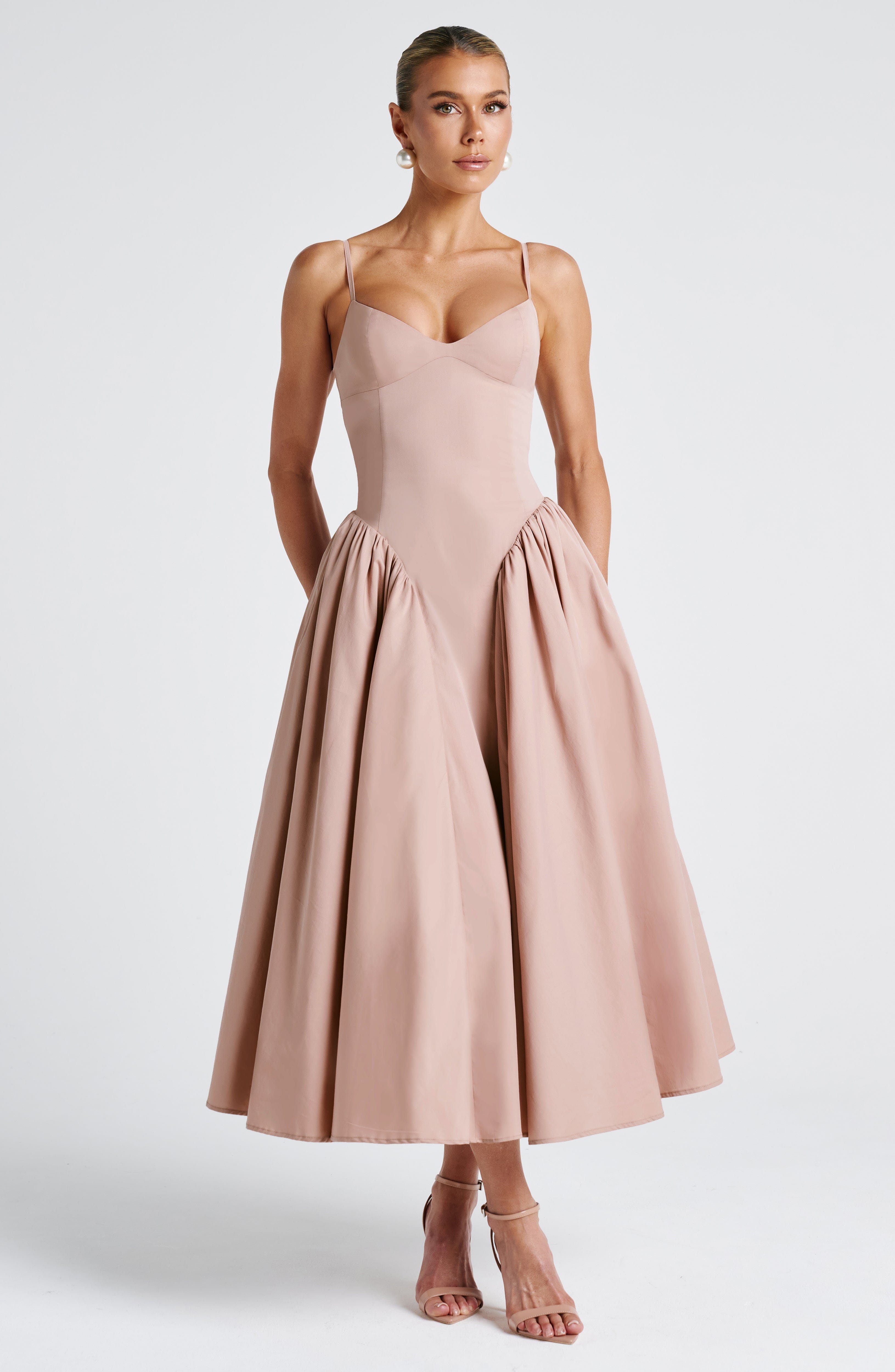 Waist Snatching Midi Dress