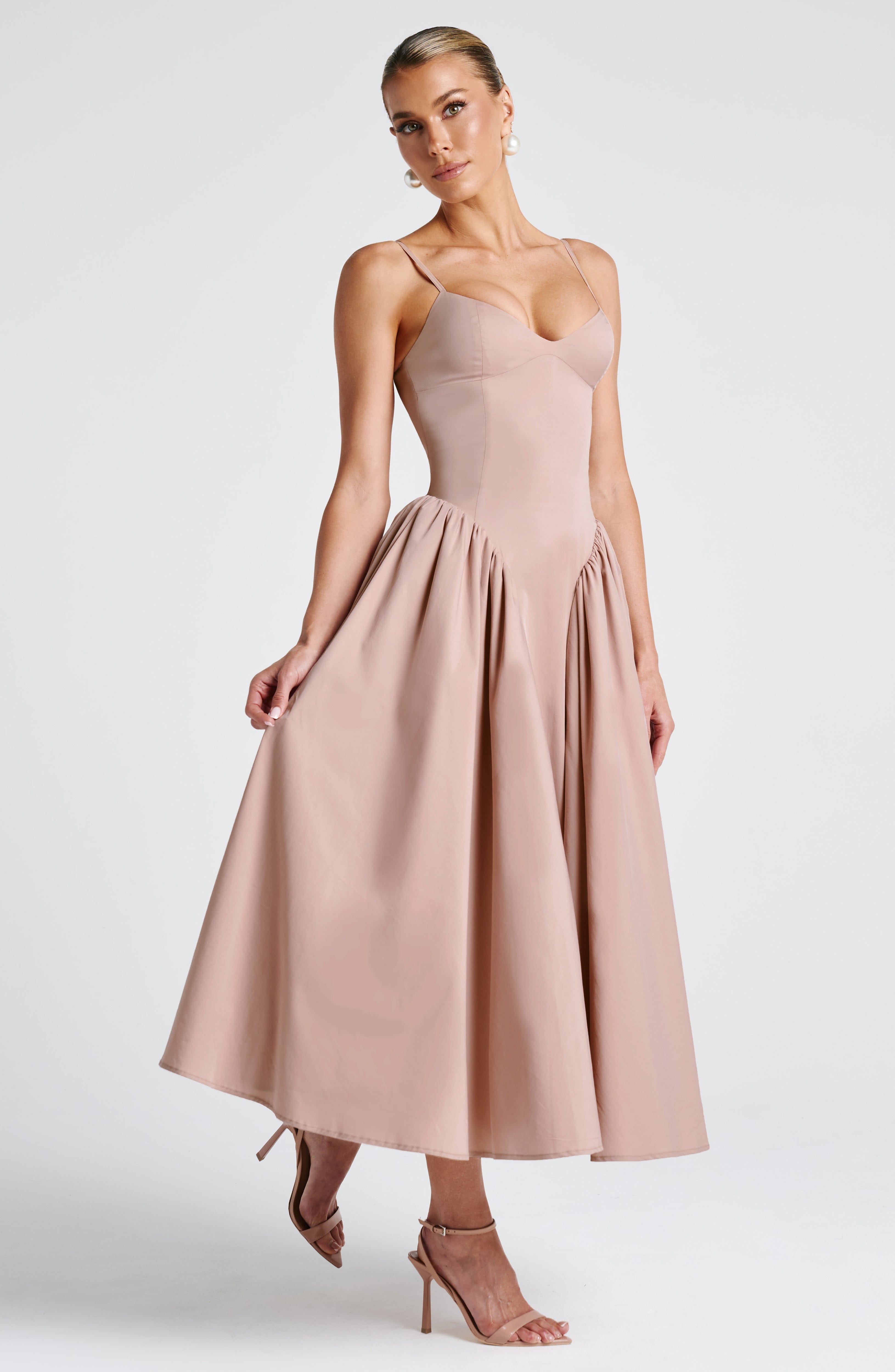 Waist Snatching Midi Dress