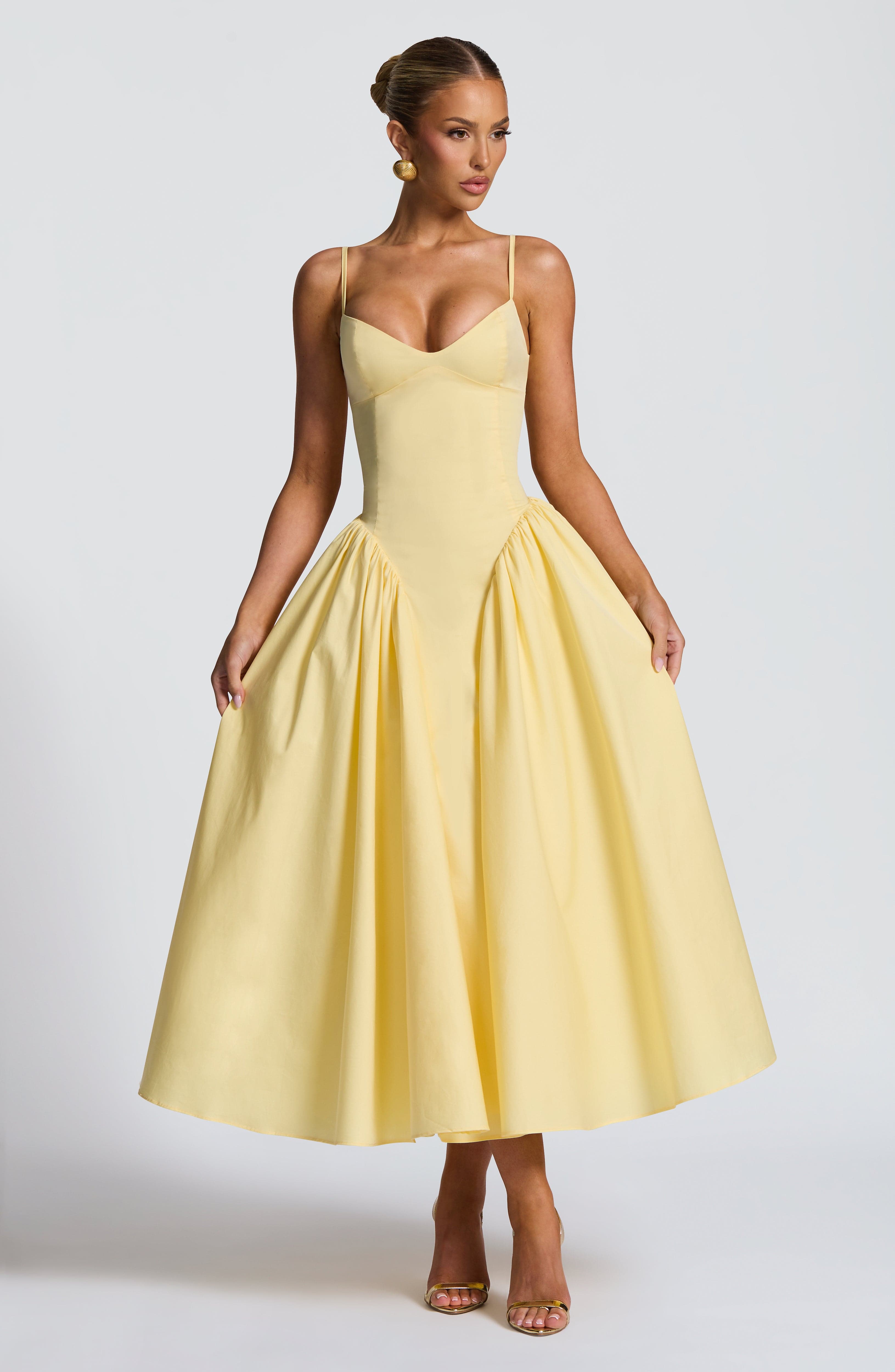 Waist Snatching Midi Dress