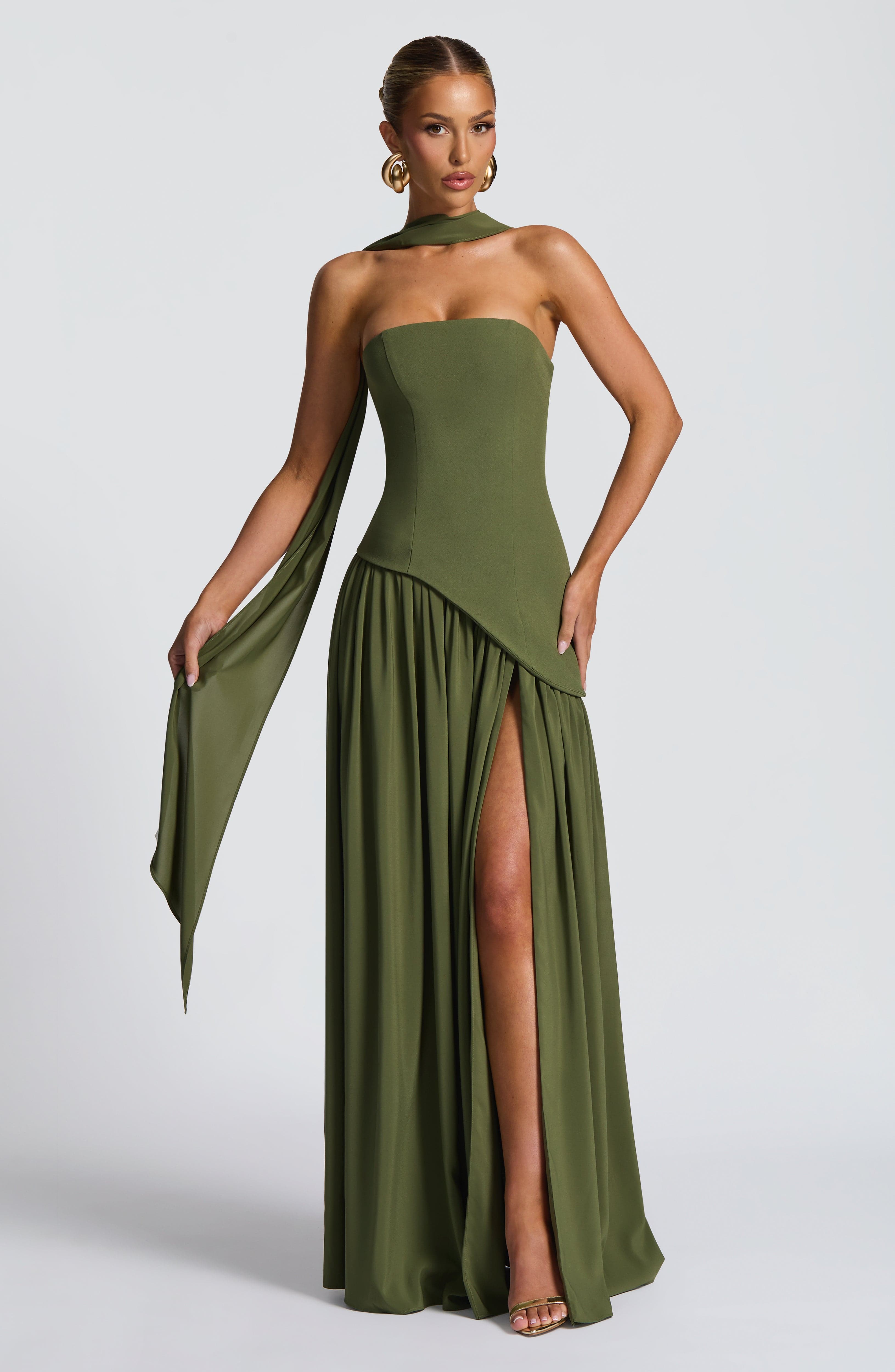 Imani – Strapless Maxi Dress