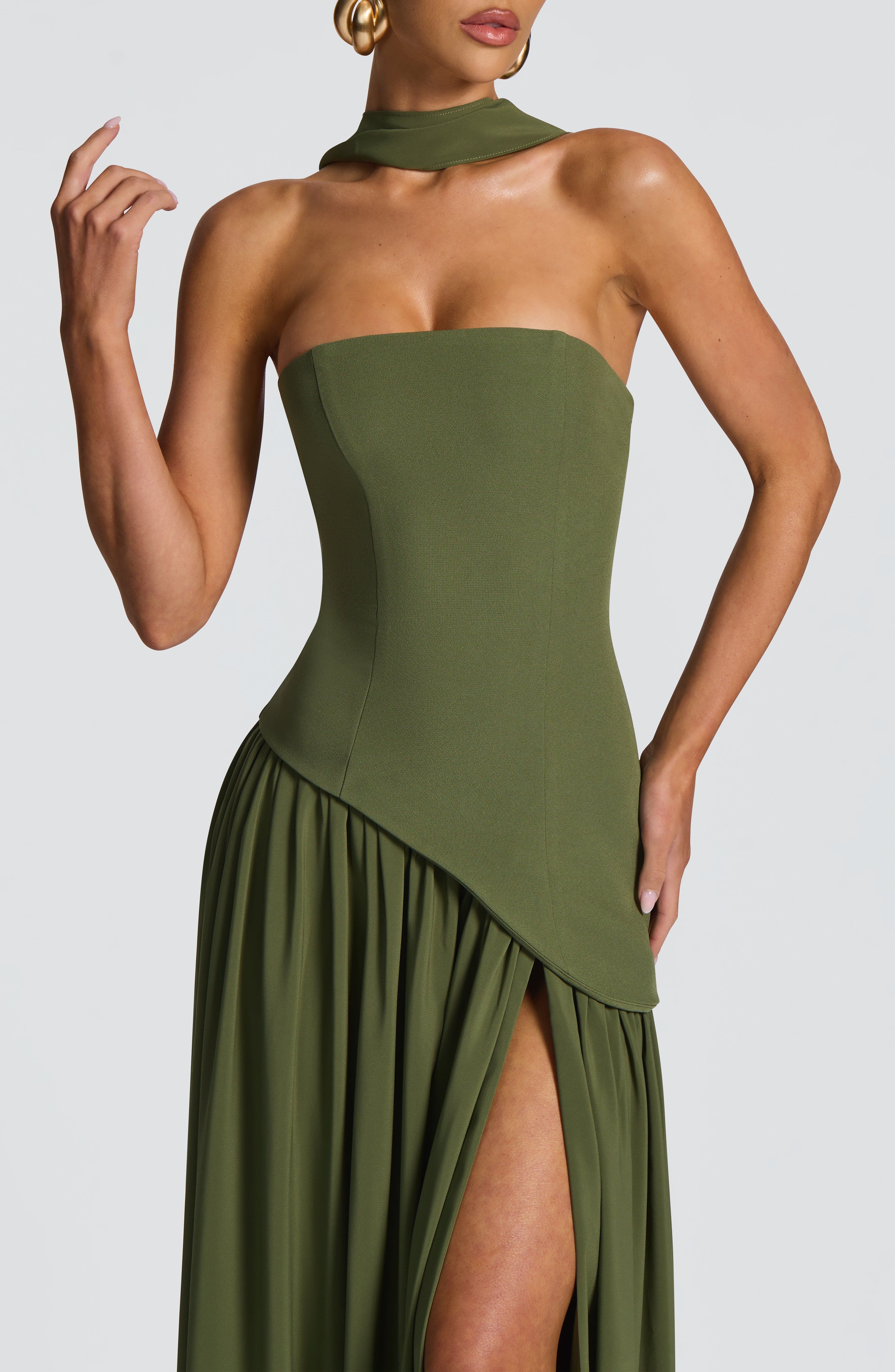 Imani – Strapless Maxi Dress