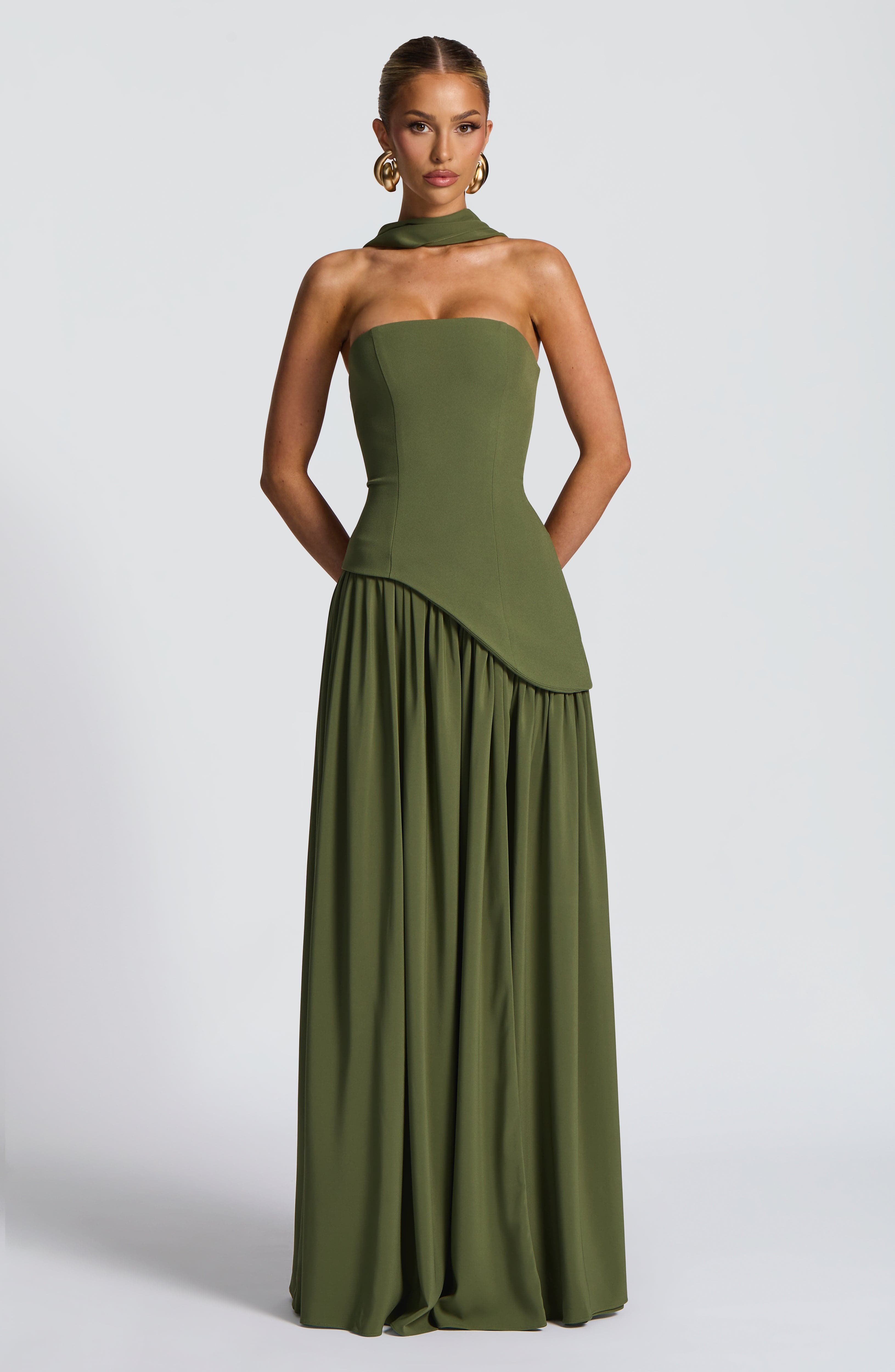 Imani – Strapless Maxi Dress