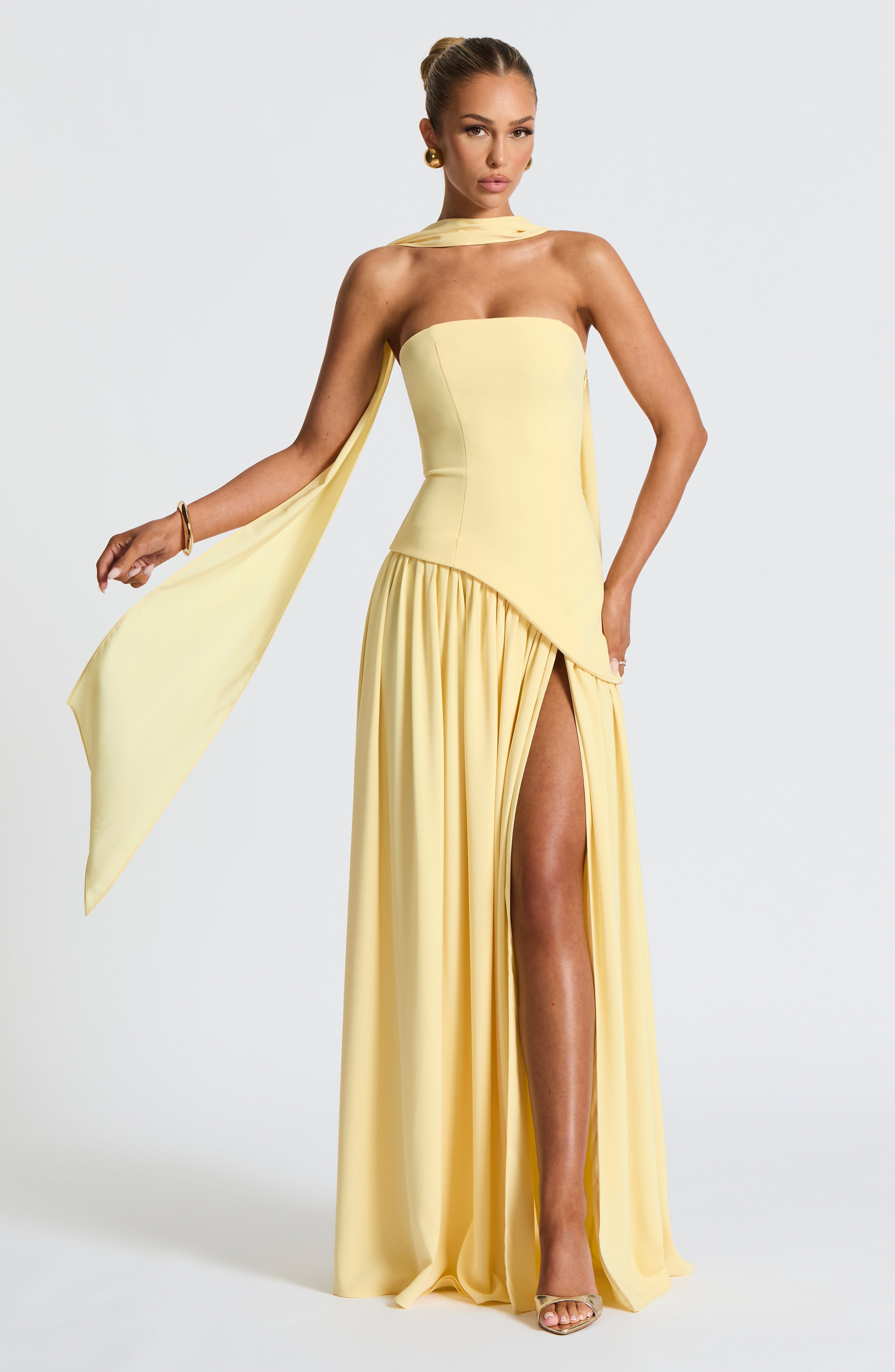 Imani – Strapless Maxi Dress