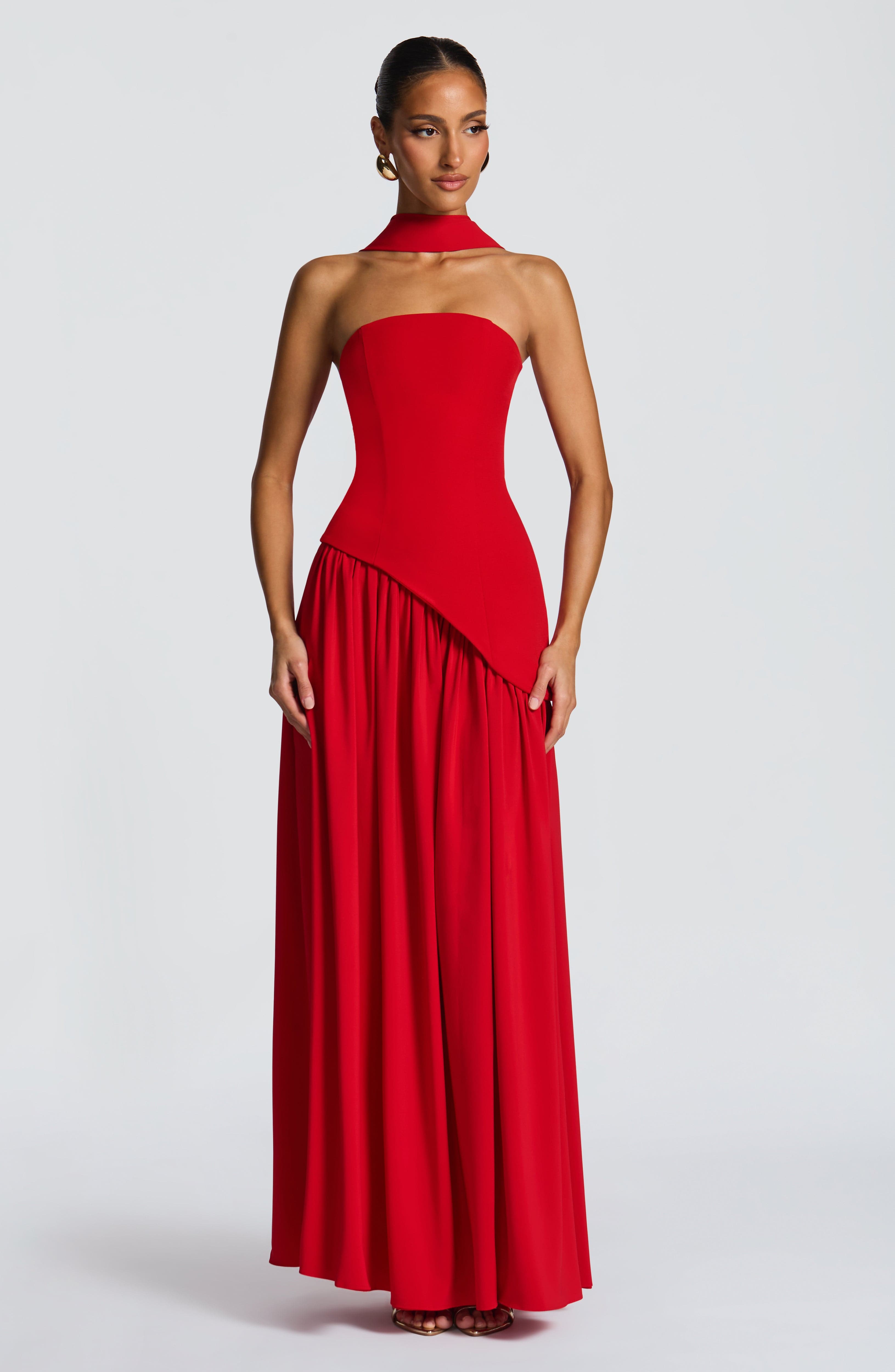 Imani – Strapless Maxi Dress