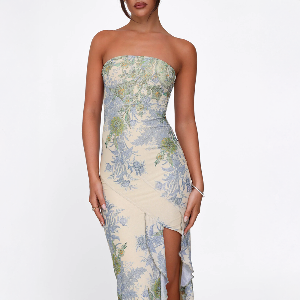Floral Split Maxi Dress