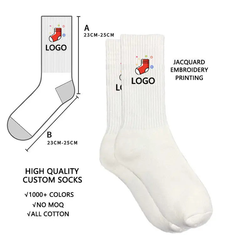 Quality Compression Ankle Grip Designer Mens Crew Unisex Sport Cotton Custom logo Socks Men