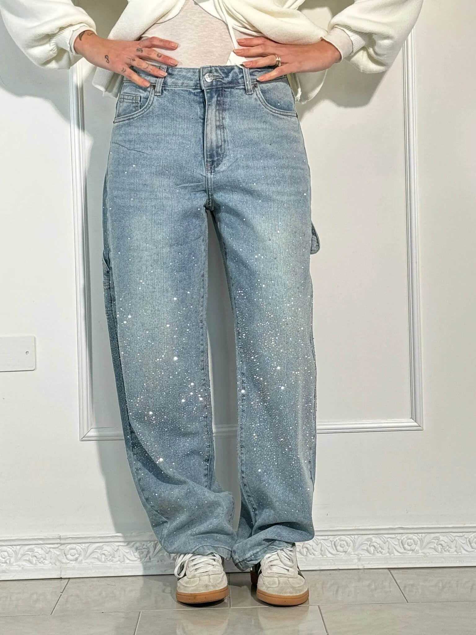 Ballon | Glitter Denim Jeans