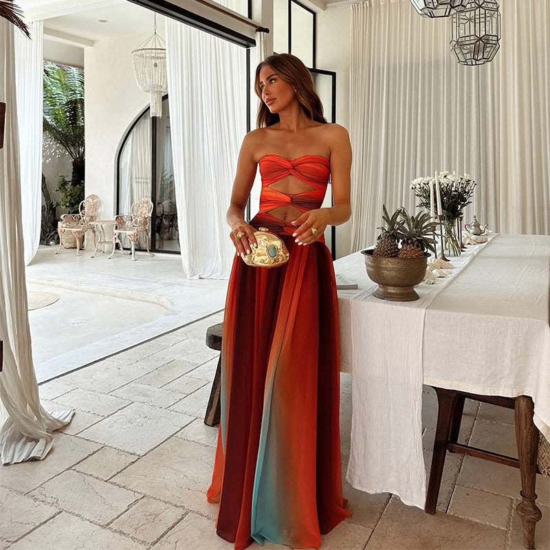Isla – Strapless Maxi Dress