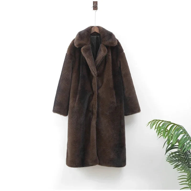Vivienne | Fluffy Trench Coat