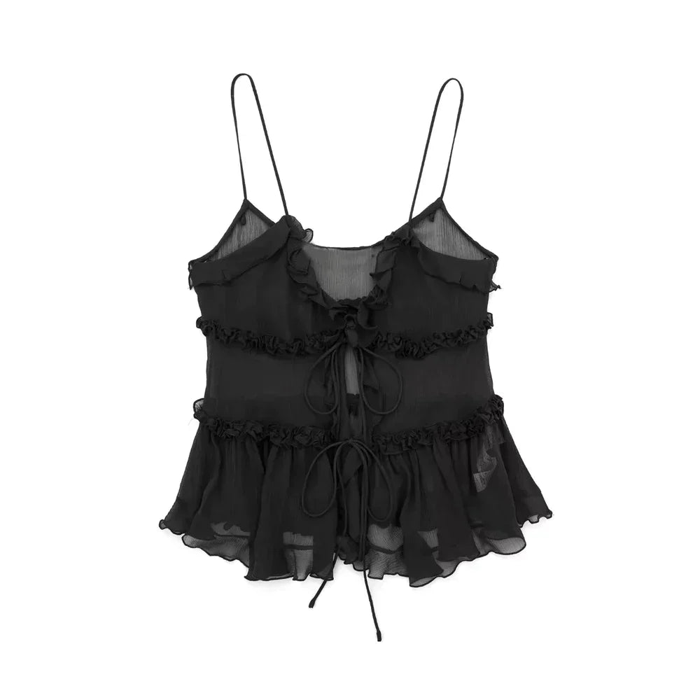 Melany – Playful Ruffle Top