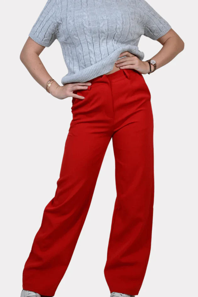 Straight leg pantalon