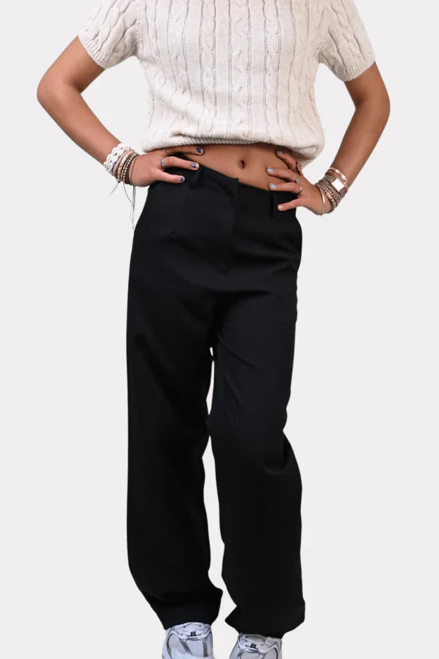 Straight leg pantalon