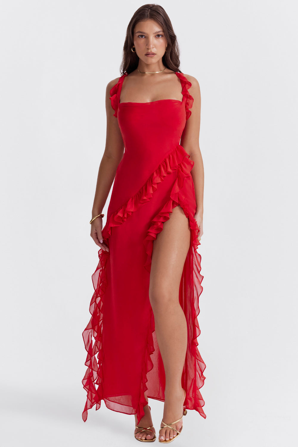 Aurelia Ruffle Maxi Dress