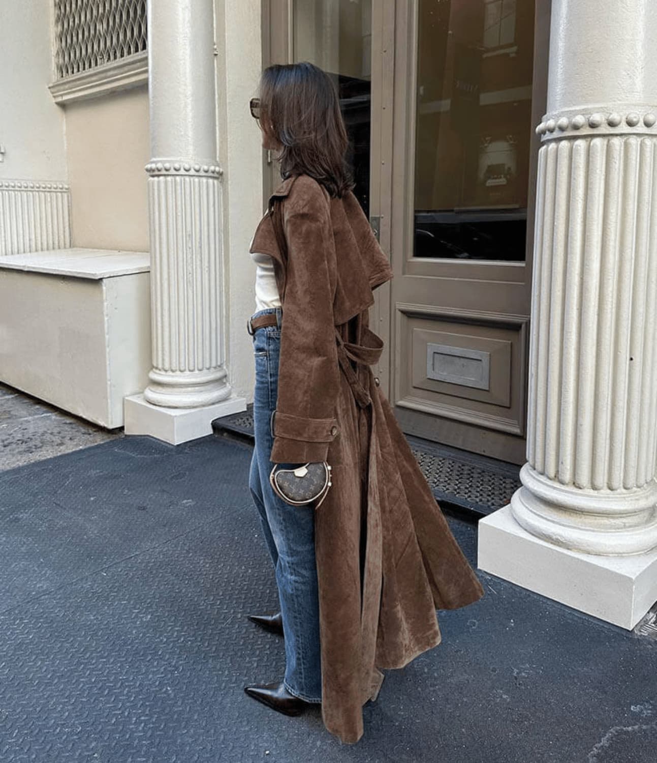 Suède Trenchcoat