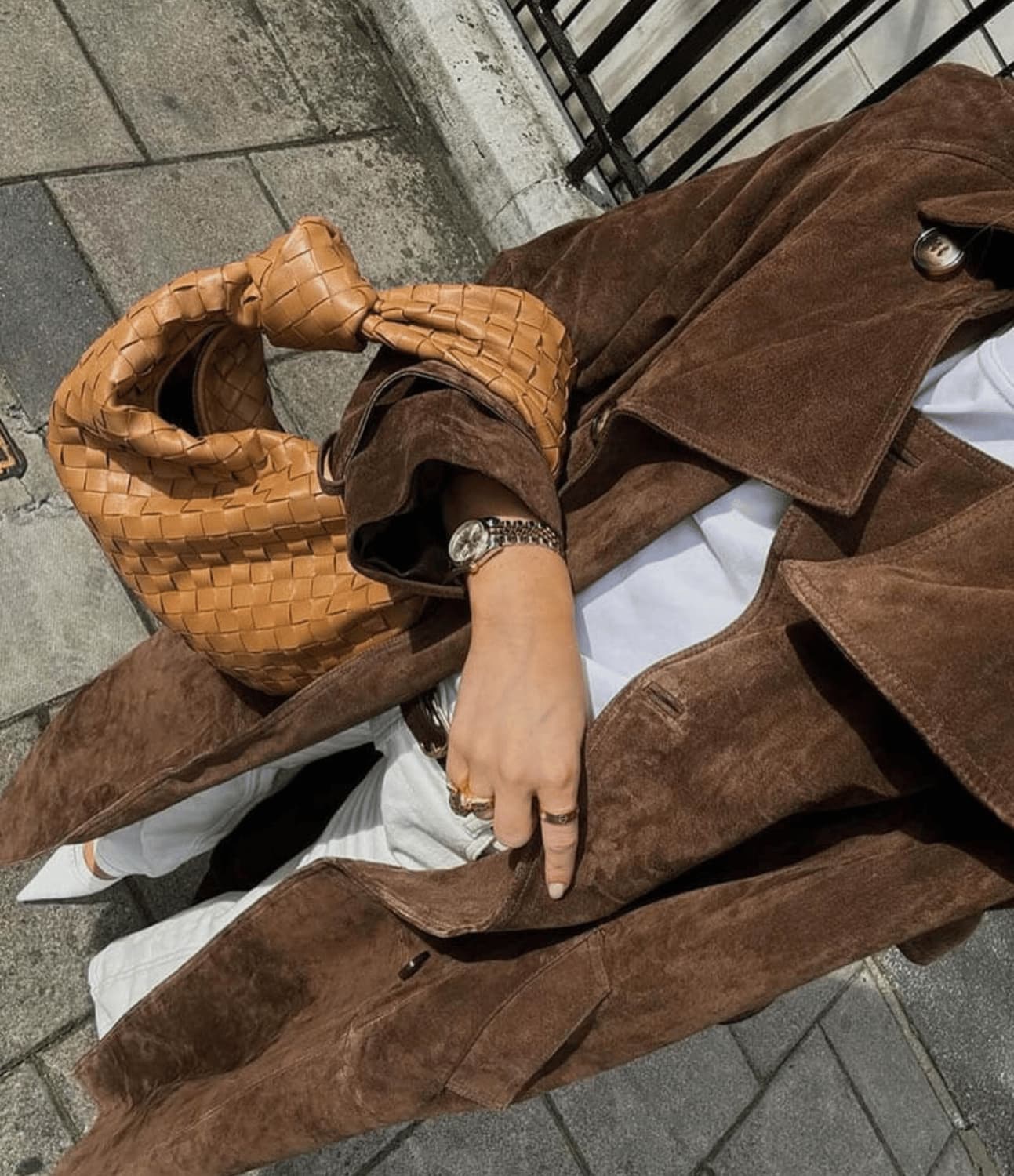 Suède Trenchcoat