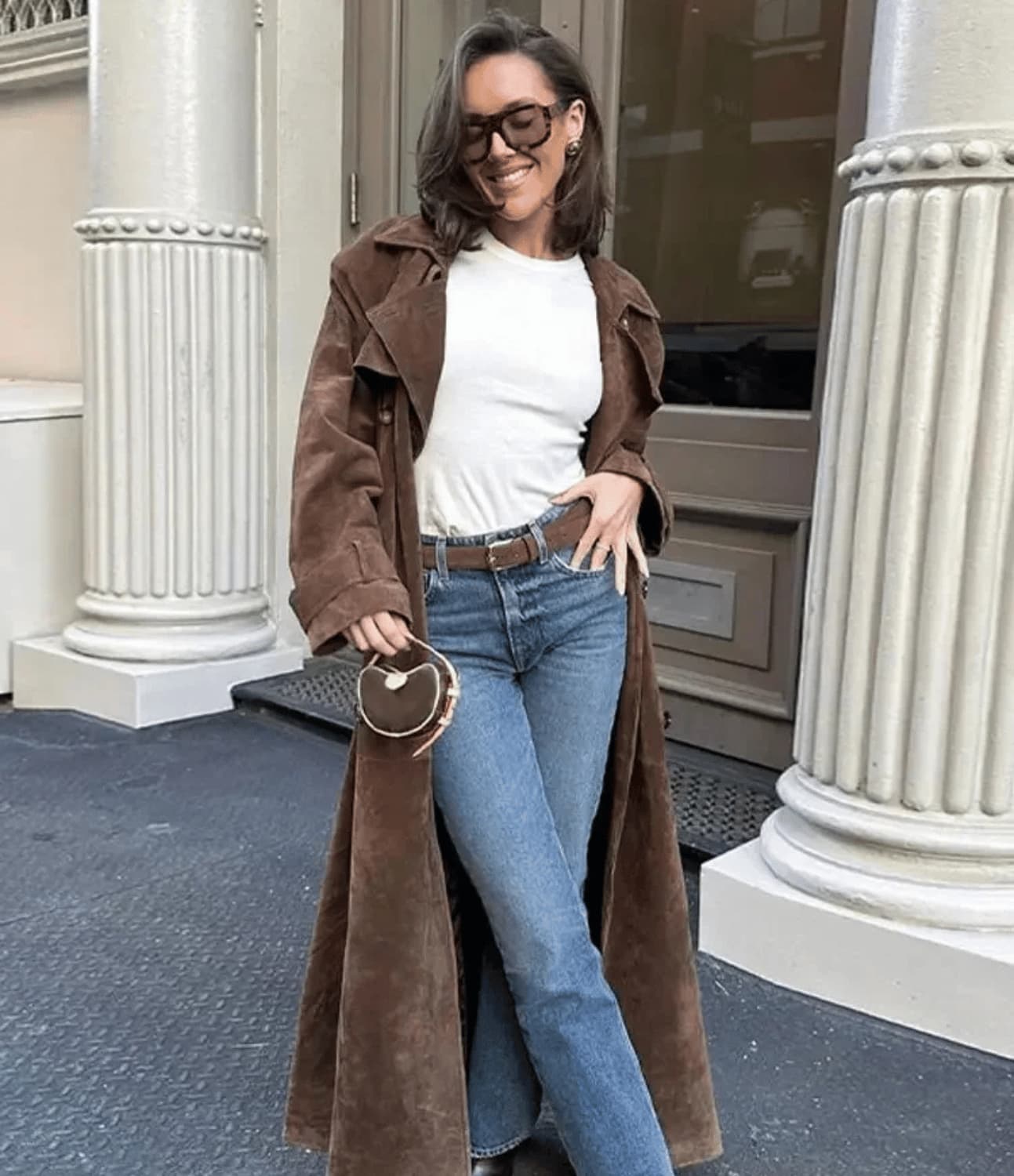 Suède Trenchcoat