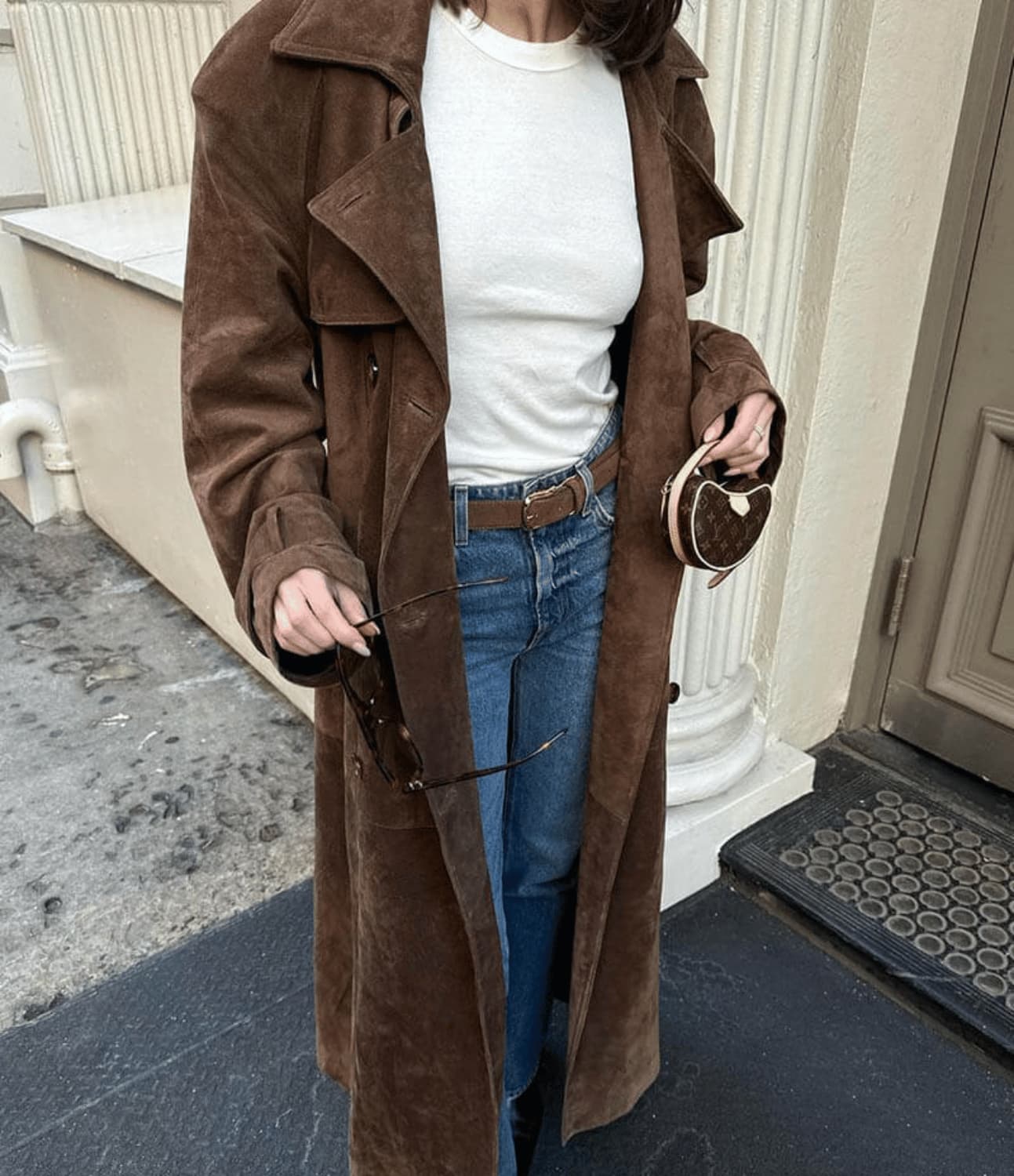 Suède Trenchcoat
